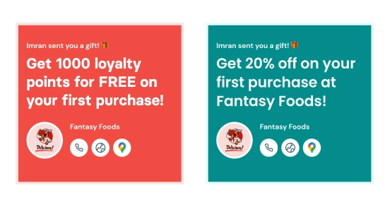 Customisable Referral Rewards